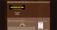 Desktop Screenshot of horshamdogpark.com